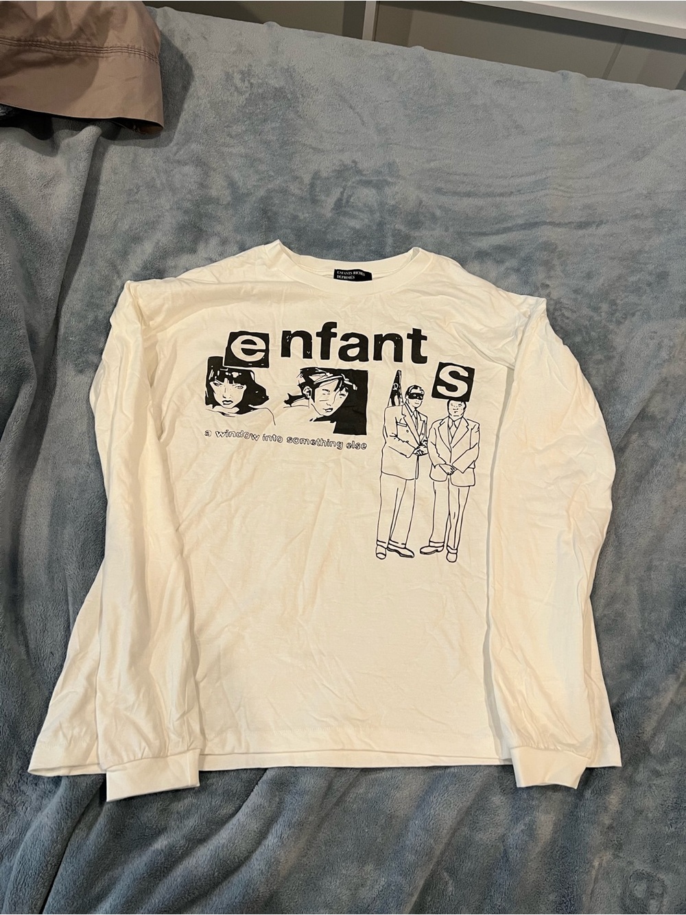 white Enfants Riches Déprimés "Window Into Something Else" long-sleeve T-shirt